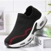 Women Brief Solid Breathable Fabric Soft Sole Cushioned Slip On Sports Shoes