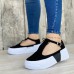 Large Size Women Casual Fashion Hasp Comfy Platform Sneakers