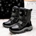 Women Hook   Loop Non  slip Comfy Winter Snow Boots