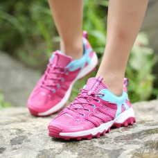 Large Size Women Non  slip   Wear  resistant Mesh Climbing Shoes Comfortable Outdoors Hiking Shoes