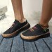 Plus Size Women Retro Casual Elastic Slip  on Comfy Breathable Platform Sneakers